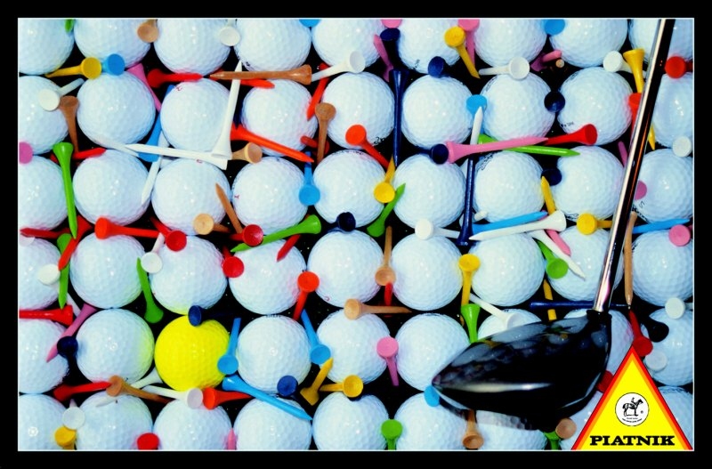 Puzzle Golfové míčky, 1000 dílků, Piatnik