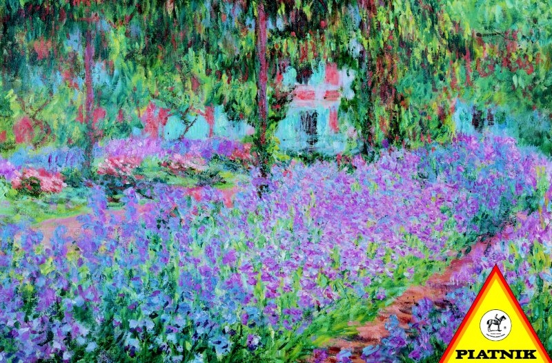 Puzzle Monet-Zahrada umělce, 1000 dílků, Piatnik