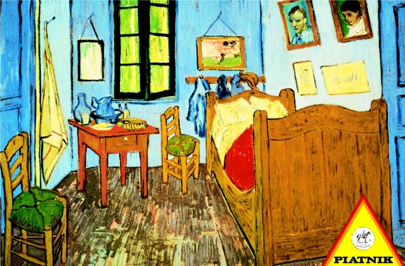 Puzzle Van Gogh-Pokoj v Arles, 1000 dílků, Piatnik