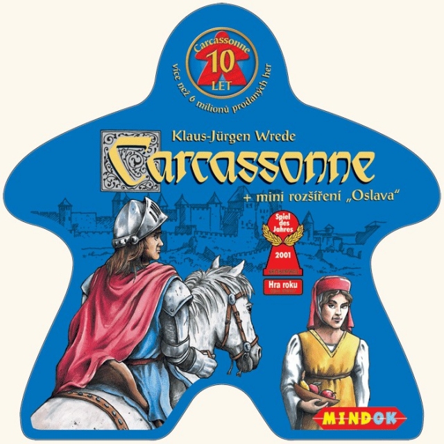 Carcassonne jubilejní vydání 10 let - přední strana