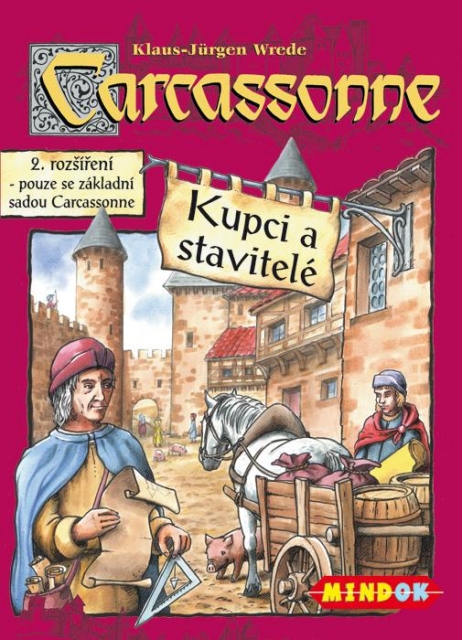 Carcassonne: Kupci a stavitelé (2. rozšíření) - přední strana hry