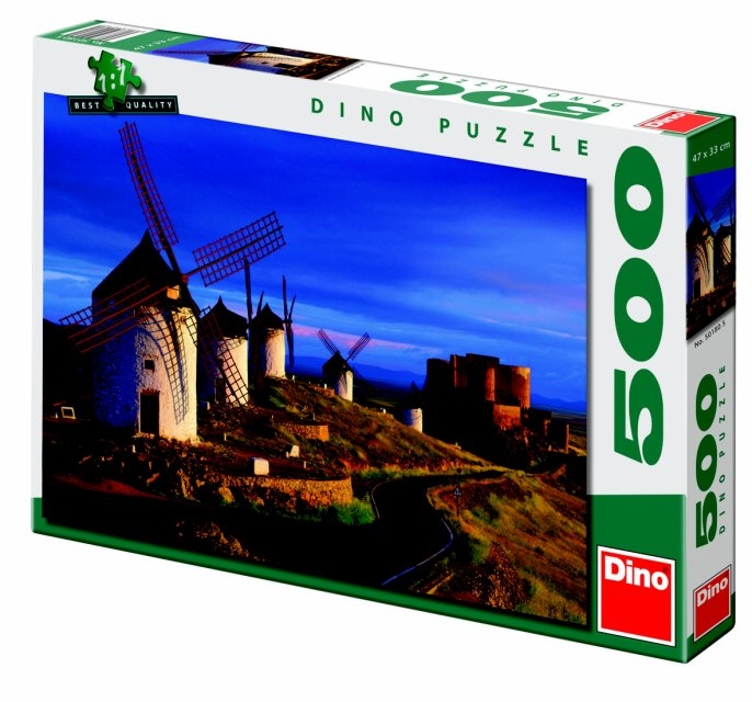 Puzzle Cesta k větrnému mlýnu, 500 dílků