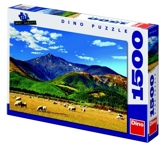 Puzzle Horská krajina, 1500 dílků, Dino