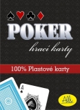 Poker plastové karty modré